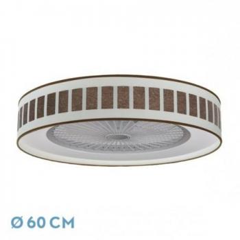 Ventilador de Techo LED Blanco / Oxido 72W