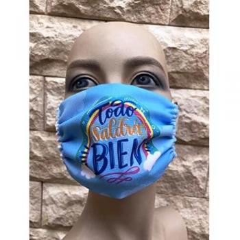 Pack 4 mascarillas de tela infantiles surtidas para niños lavables reutilizables fabricado en España
