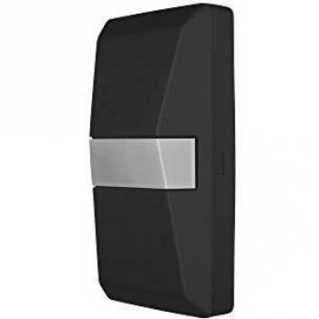 Luz de pared LEDVANCE E PRO UPDOWN S 10W 840 IP55 con sensor de movimiento, color negro