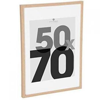 Marco de Fotos Natural 50x70 cm - Buho Decor, Atmosphera Marco Fotos Frame Jj2252, Marco de fotos de madera natural 50x70cm
