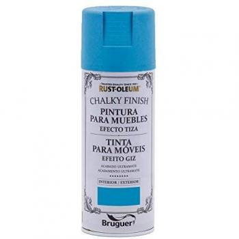 Rust-Oleum Spray Chalky Finish Azul Profundo 400 ML BRUGUER, Negro