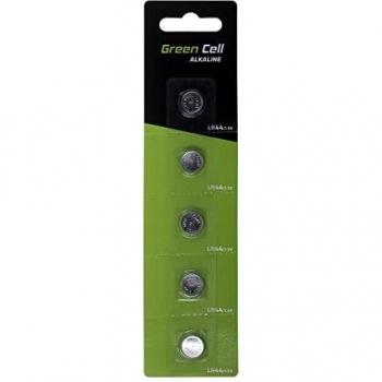 Blister de 5 Pilas de Botón Alcalinas Green Cell LR44 1.5V