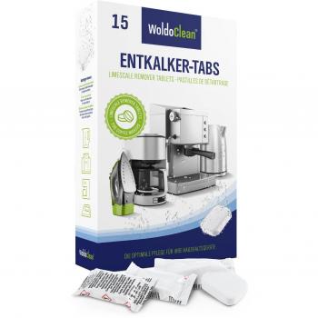 Pastillas de Descalcificación para Cafeteras 15x 16g - para todas las máquinas de café automáticas y cafeteras