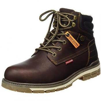 Botas de invierno Dockers by Gerli HILYES para hombre, marrón oscuro, tamaño EU41 a EU47