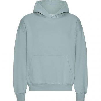 Oversized Organic Hoodie in Steel Blue by Colorful Standard