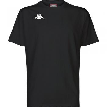Camiseta de Manga Corta Kappa Brizzo Trainning para hombre en color negro