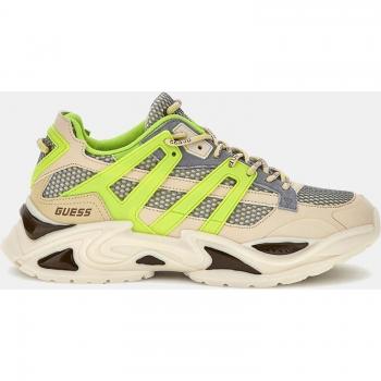 Zapatillas Guess Belluno de Hombre Running Bajas con Suela Volumen Color Gris, Modelo FMPBELELE12, Casual y Deportivo