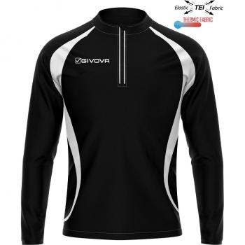 Givova Long Sleeve Running Jersey with 1/2 Zip