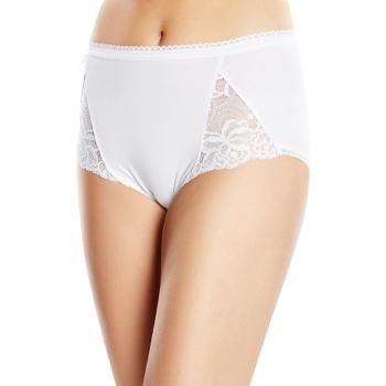 Playtex Cherish Cotton & Lace Midi X2 Braguita, Blanco
