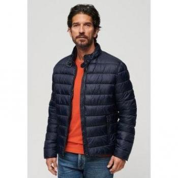 Chaqueta acolchada ligera marino Superdry para hombre