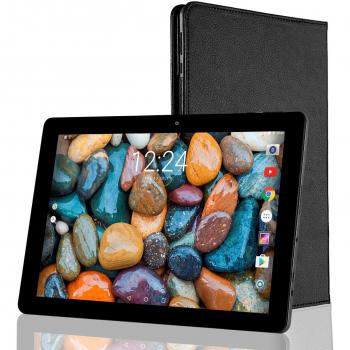 Tablet 10.1 Pulgadas Android 2GB RAM - Winnovo VTab 16GB de Memoria Quad-Core Tablet PC WiFi Pantalla 1280 x 800 HD 2MP + 5MP Cámara Doble con Carcasa portátil Protectora 6600mAh Bateria