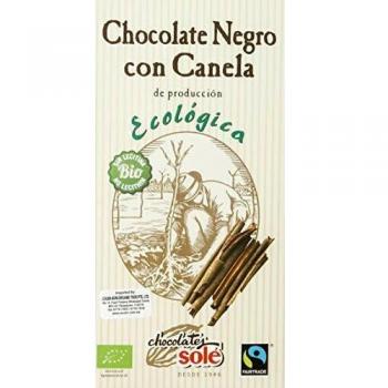 CHOCOLATE NEGRO BIO 56 CON CANELA CHOCOLATES SOLE