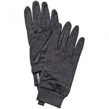 Guantes Hestra Merino Wool Liner Active Gris Oscuro
