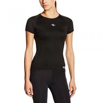 Lotto Sport Skin2 - Camiseta para Mujer, tamaño XS, Color Negro