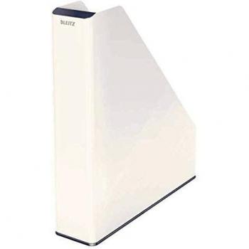 Leitz Revistero, A4, Gama WOW, Bicolor, Blanco/Gris Metalizado, 53621001