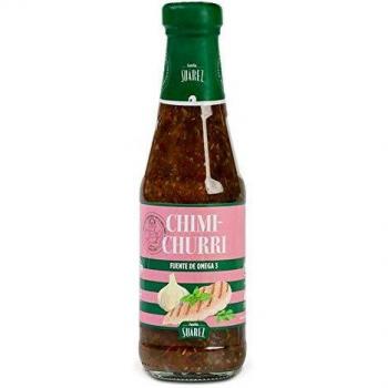 Familia Suarez - Chimi- Churri - Elaborado con Ajo Morado- Típica Salsa Argentina para Barbacoa- 285 Ml