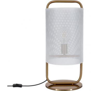 Lámpara de Mesa Ansa - Elegante diseño en color dorado con base metálica