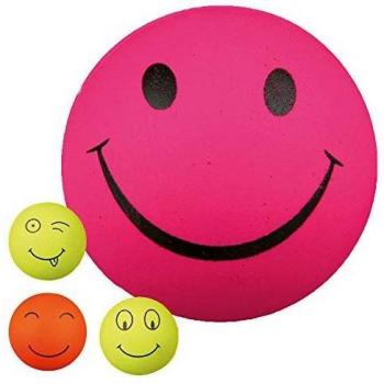 4 Pelotas Smiley Gomaespuma 6 cm TRIXIE juguete para perros