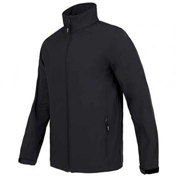 Chaqueta de montaña soft-shell unisex Joluvi Mengali, fleece negro, talla 10