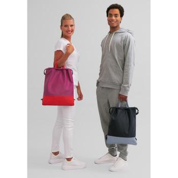 Mochila grande de mujer de piel Dudu con cierre fruncidor, bolsa de cuero para deporte, cordón y correa de hombro