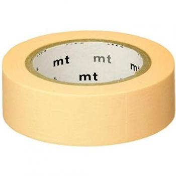 MT Masking Tape MTPASORGN - Rollo de cinta adhesiva de 10 metros y 15 mm de ancho, color pastel naranja