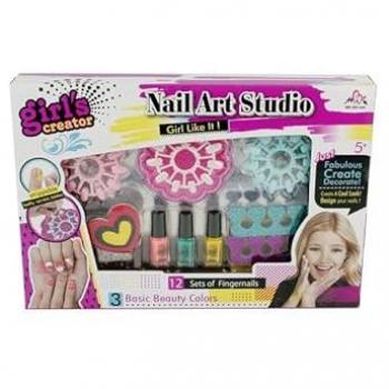 Estudio Uñas Profesional con 3 Pintauñas - Variedad de Colores