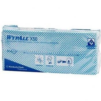 Wypall 7441 Paños de Limpieza, 1 Paquete X 50, 1 Capa, Azul