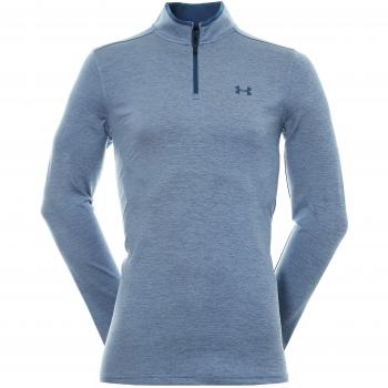 Under Armour Playoff 2.0 1/4 Zip Parte Superior del Calentamiento de Golf, Hombre, Azul, SM