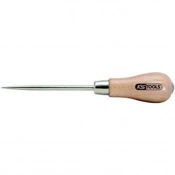 KS Tools 300.1081 - Lezna con casquillo percutor y mango de madera de haya sellado