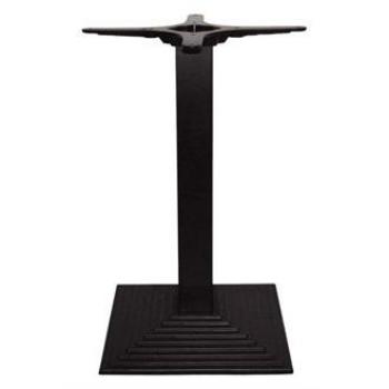 Bolero ce153 hierro fundido Step cuadrado mesa Base, negro