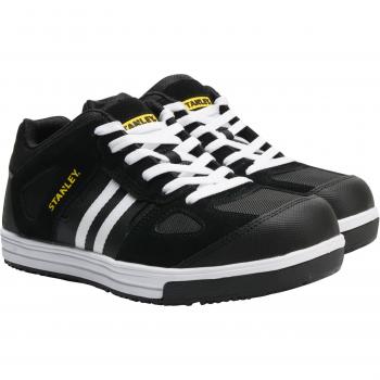 STANLEYÂ® Clothing Cody Safety Trainers Black/White Stripe UK 10 EUR 44