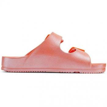 Sandalias Duuo Mujer Modelo Eva Falt Metal 61 Naranja