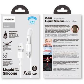 Cable USB Lightning Joyroom 2.4A 1.2m Blanco