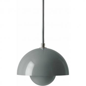 Lámpara colgante Flowerpot VP10, Ø 16 cm, azul piedra