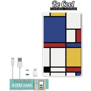 Becool® - Batería Externa Power Bank 4000 mah + Gratis 1 cable USB-MicroUsb