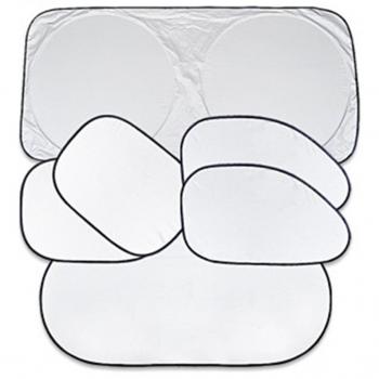 Parasol para Coche Parabrisas- 6 UNIDS Set, incluyendo Parabrisas, Ventana trasera, Parasol lado, protector solar Para El Coche, bebés y Niños en el Coche, Asiento de coche
