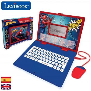 Ordenador Portátil Educativo Bilingüe Spiderman con 124 Actividades Lexibook JC598SPi2