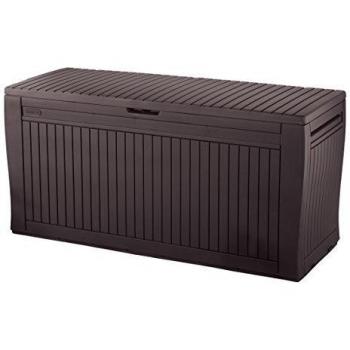 Keter Comfy - Arcón exterior, Capacidad 270 litros, Color marrón