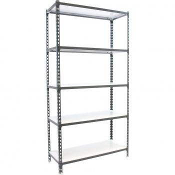 Estantería SIMONCLICK MEGAPLUS 5/300 ANTRACITA/BLANCO