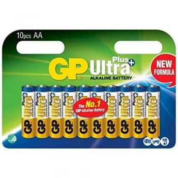 GP Batteries ULTRA PLUS ALKALINE AA/LR6 Blister with 10 batteries 1,5V, 151167