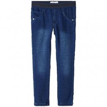 Leggings Jeans Slim Fit de Dama en Denim Azul Oscuro Nmfsalli