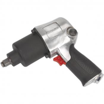 Llave de impacto 1/2 pulgada SEALEY SEA SA602, atornillador de impacto (aire comprimido) con un diseño compacto y ligero, motor potente para alto par de apriete, conexión rápida tipo cuadrado de