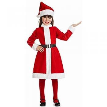 DISFRAZ MAMA NOEL NIÑA TALLA 3-4