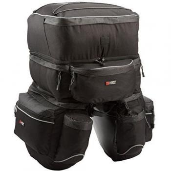 LIFEFIT Big Sattletasche, Black, 35 x 30 x 37 cm, 48 litros, 4891223074604