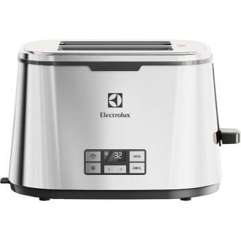 Tostador Automático Electrolux EAT7800 con Display LCD, Acabado en Acero Inoxidable, Color Gris