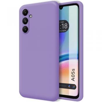 Funda Silicona Líquida Ultra Suave Morada para Samsung Galaxy A05s
