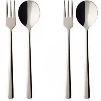 Villeroy & Boch Daily Line Stainless Steel Spaghetti Cutlery Set - 4 Pieces