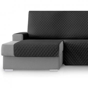 Protector de sofá chaise longue con diseño de rombos
