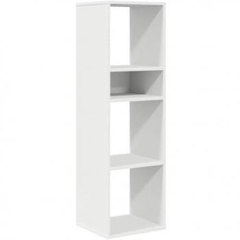 Estantería Blanca de Madera Ingenierizada 34x31x112 cm