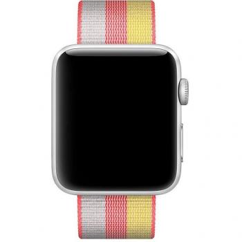 Apple 42mm Red Woven Nylon, MPW72ZM_A